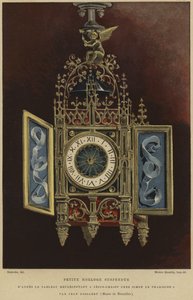 Small Hanging Clock by French School