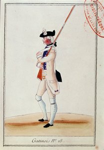 Soldier of the Grenadier Gatinois Regiment, c.1780