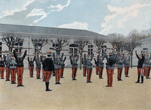 Special military school of Saint-Cyr (Saint Cyr), internal service: beginning of training