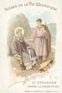 St Anathasius during the persecution of Christians by French School