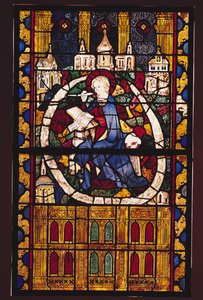 St. John the Evangelist writing the Apocalypse, Parisian School, c.1350