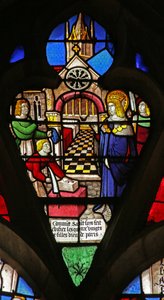 St Louis Performing Good Deeds: Building the Hospital of Quinze-Vingt by French School
