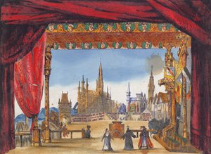 Stage Design for Act V of La Juive