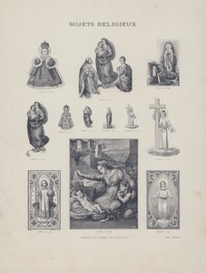 Religious Subjects (engraving) by French School