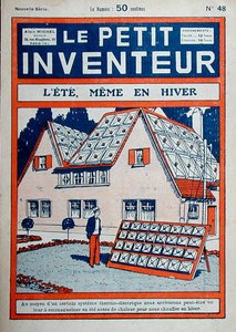 Summer, even during Winter, cover illustration from Le Petit Inventeur 1929 by French School