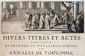 Taking Possession of the City and the Count of Toulouse by the Emissaries of King Philip III in 1271 - in 