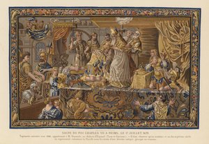 Tapestry Depicting the Coronation of King Charles VII of France, Reims by French School