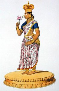 Tchitralekha wife of Kouvera, engraved by C. de Motte