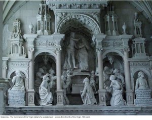 The Assumption of the Virgin in the northern transept by French School