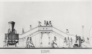 The Austrian Pavilion at the Exposition Universelle of 1867 by French School