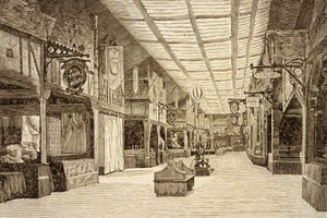 The Bazar de la Charité in Paris before the fire on May 4, 1897