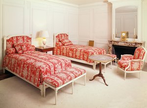 The Bedroom of General Charles De Gaulle and His Wife in the Grand Trianon by French School