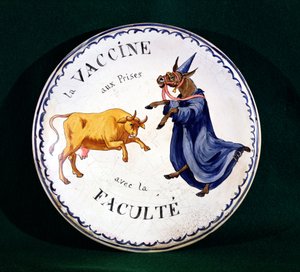 The Cowpox doing battle with the Medical Profession, c.1800