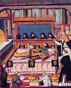 The Death of Charlemagne in 814 by French School
