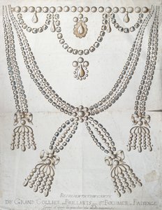 The Diamond Necklace Involved in the Affair of the Collier de la Reine, c.1785