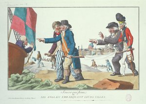 The English Boarding Their Cities
