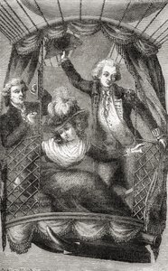 The First Balloon Ascent in England, 15th September 1784, from 