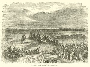The First Sight of Moscow by French School