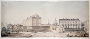 The Hole in the Rue Monge, the College of Navarre and the Polytechnic School of Paris, 1870 by French School