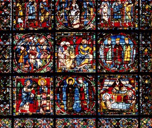 The Incarnation Window (detail) by French School