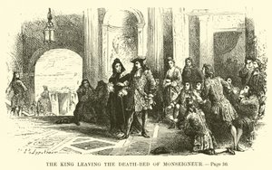 The King Leaving the Death-Bed of Monseigneur by French School