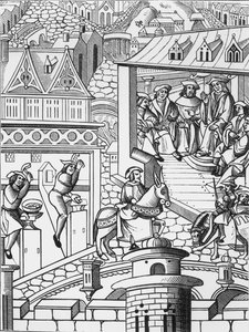 The Mint, after a Woodcut in De lInstitution de la Chose Politique, a Translation of the Latin Work of Francis Patricius, Published 1520 by French School
