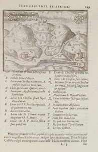 The Mount of Olives, Jerusalem, from Itinerarium Hierosolymitanum, by J. Cotovico, 1619