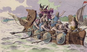 The Normans Arriving at Paris, 885