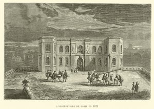 The Observatory of Paris in 1671 by French School