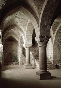 The Old Almonry, Interior View of the Abbey