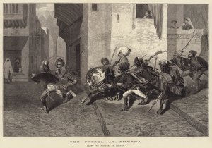 The Patrol at Smyrna by French School