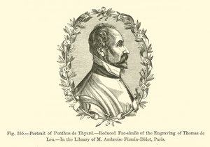 Portrait of Ponthus de Thyard by French School