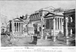 The Roman Forum of Antiquity, Reconstruction of Giambattista Gatteschi