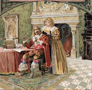 The Sire of Beringhen and Madame du Fargis plotted against Richelieu at the Chateau of Azay-le-Rideau