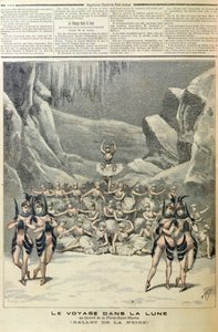The Snow Ballet, from la Voyage dans la Lune by Jacques Offenbach from Le Petit Journal, 16th April 1892