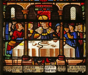 The St Louis Window: Louis Feeds the Poor