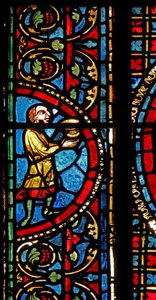 The St Lubin Window: Donors - Wine Makers by French School