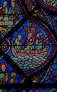 The St Thomas Window: He Goes to India with Abbanes by French School