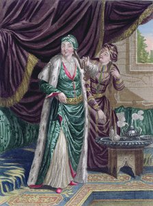 The Sultana Asseki, from the Recueil destampes sur les Costumes du Levant, engraved by Gerard Jean Baptiste Scotin by French School