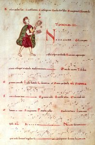 The Third Mode, from a tonary in Aquitanian notation by French School