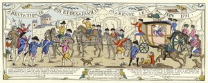 The Arrest of Louis XVI of France and His Family, Varennes, 22 June 1791 by French School