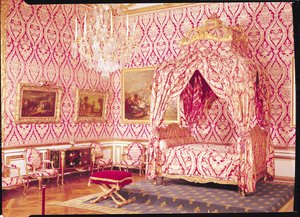 The Bedroom of the Dauphin with the Bed of Madame de Seran, Louis XV Style