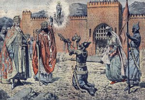 The Buckwheat Prince Mirat Known as Lorus, Siege by Charlemagne in 778 at His Castle of Lourdes