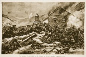 The Capture of Steinbach by the French in the First Week of January, 1915 by French School