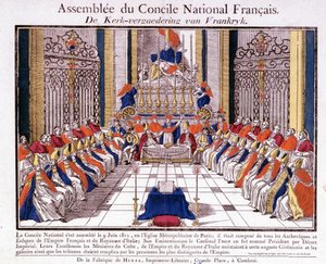 The Clergy of France and Italy Met in Paris for the Assembly of the French National Council on June 9 by French School