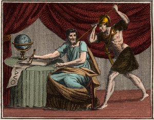 The Death of Archimedes by French School