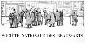 The Department of Architecture, Societe Nationale des Beaux-Arts, Salon of 1910, Illustration from L