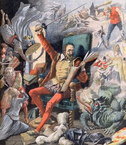 The Dream of Don Quixote. Illustration for Le Petit Journal, 21 May 1905