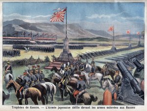 The end of the Japanese Russo conflict, Japan