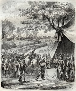 The end of the Vendee war - Hoche signs a treaty with the Bretons - French Revolution - The pacification of the Vendee - Accords de la Mabilais, 20 April 1795 - signed between General Hoche and the Chouan leaders - Signature of the Treaty of the Mabilais